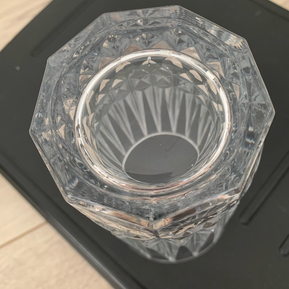 Val St. Lambert Belgium Crystal Vase Wide Neck High End Designer Decor 7 7/8” H - Picture 9 of 12